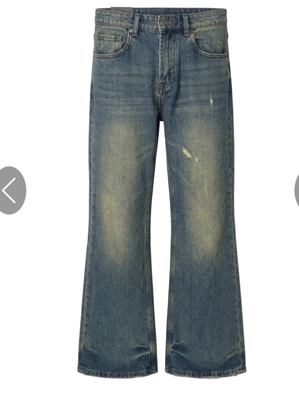 Vague studios cigarette bootcut denim in bruised size 36